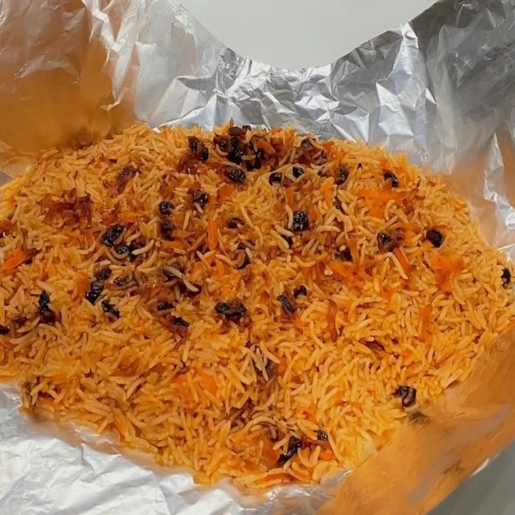 Plain Bukhari Rice Foil Tray