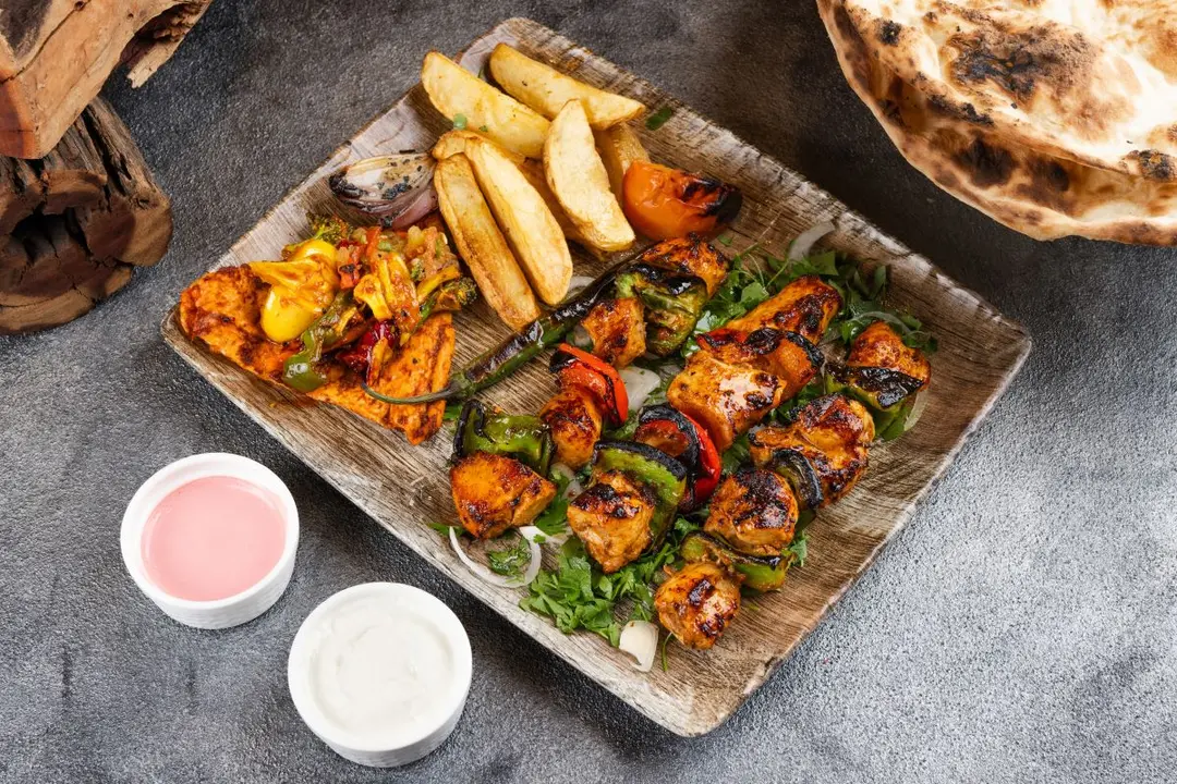 Shish Tawouk Flavored With Firewood