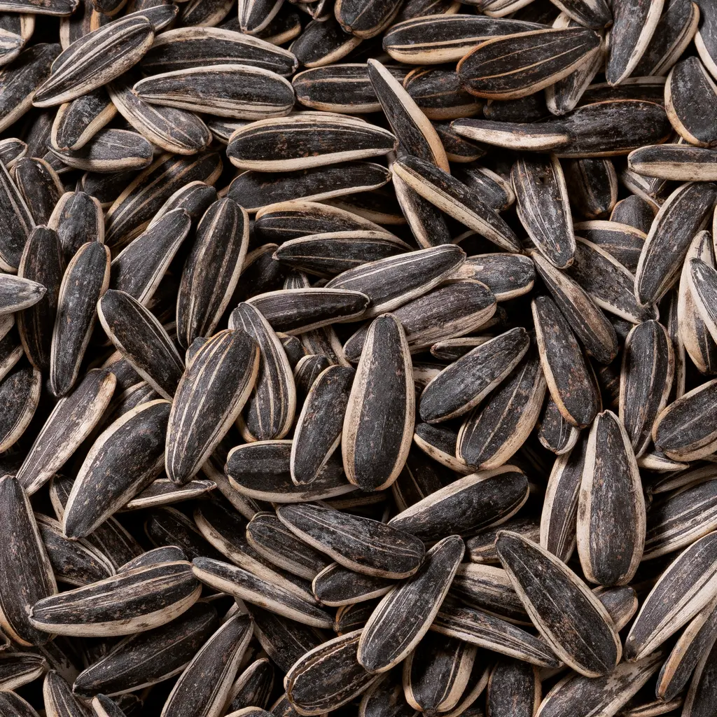 Unsalty sunflower seeds