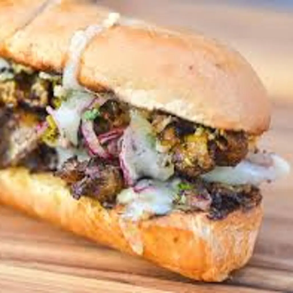 Shawarma with Cheese Sandwich