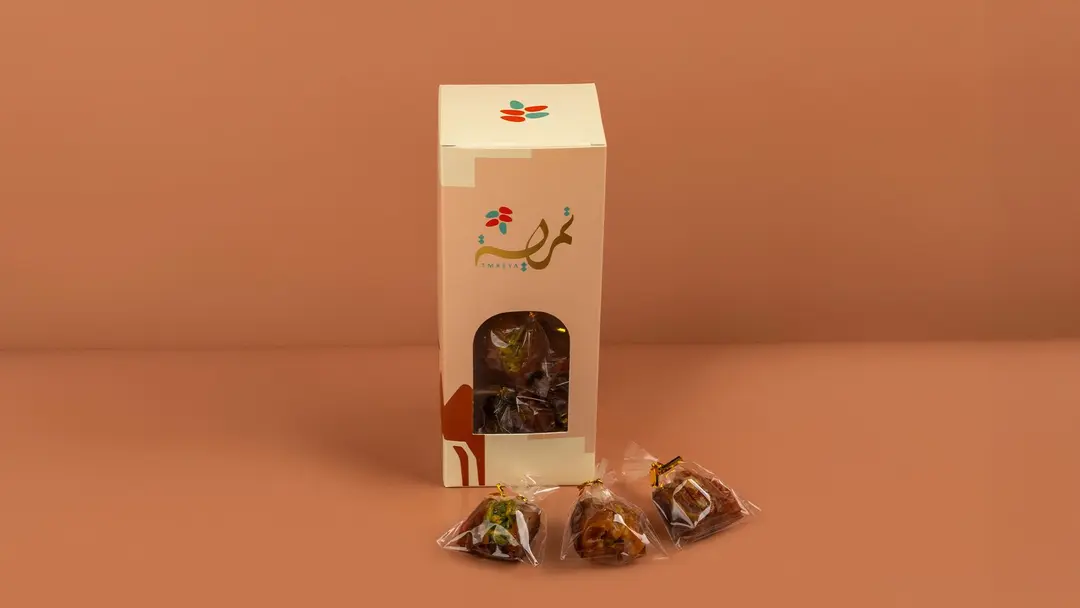 تمر محشي مغلف صغير