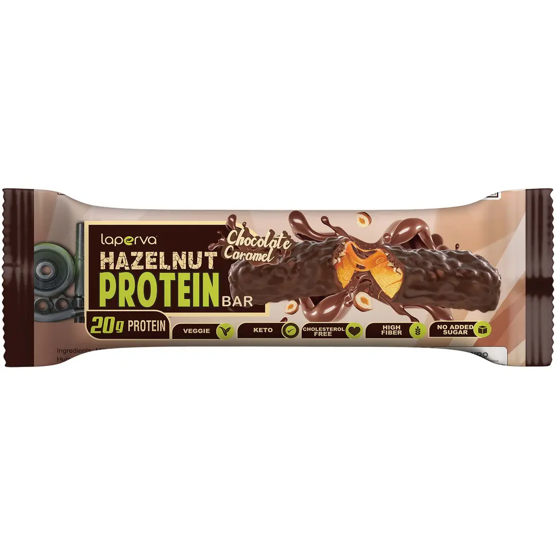 Laperva Hazelnut Protein Bar Chocolate Caramel 1 Bar