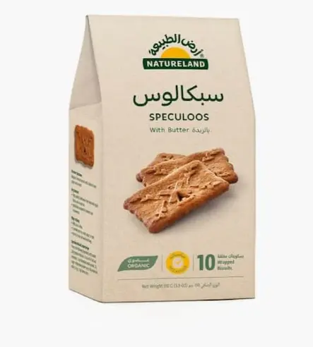 بسكويت سبكالوس بالزبدة ١١٠جم عضوي
