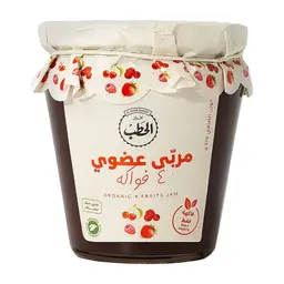 ALHATAB ORGANIC 4 FRUITS JAM 100% 370G-30%