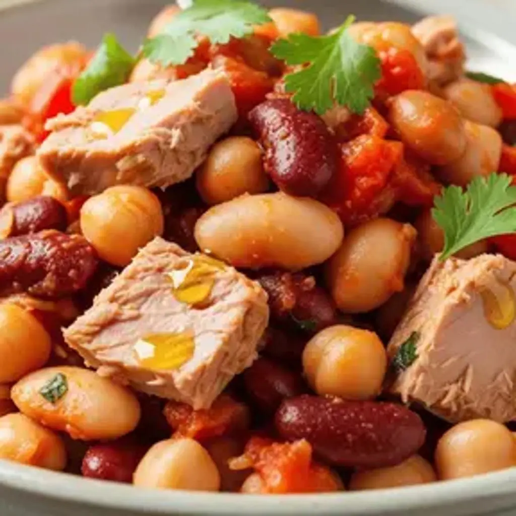 Beans with Tuna Dish