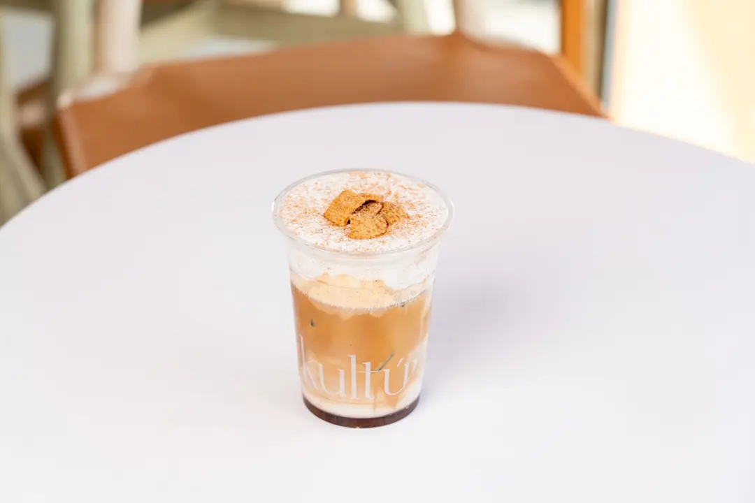 سينامون توست لاتيه - Cinnamon toast latte