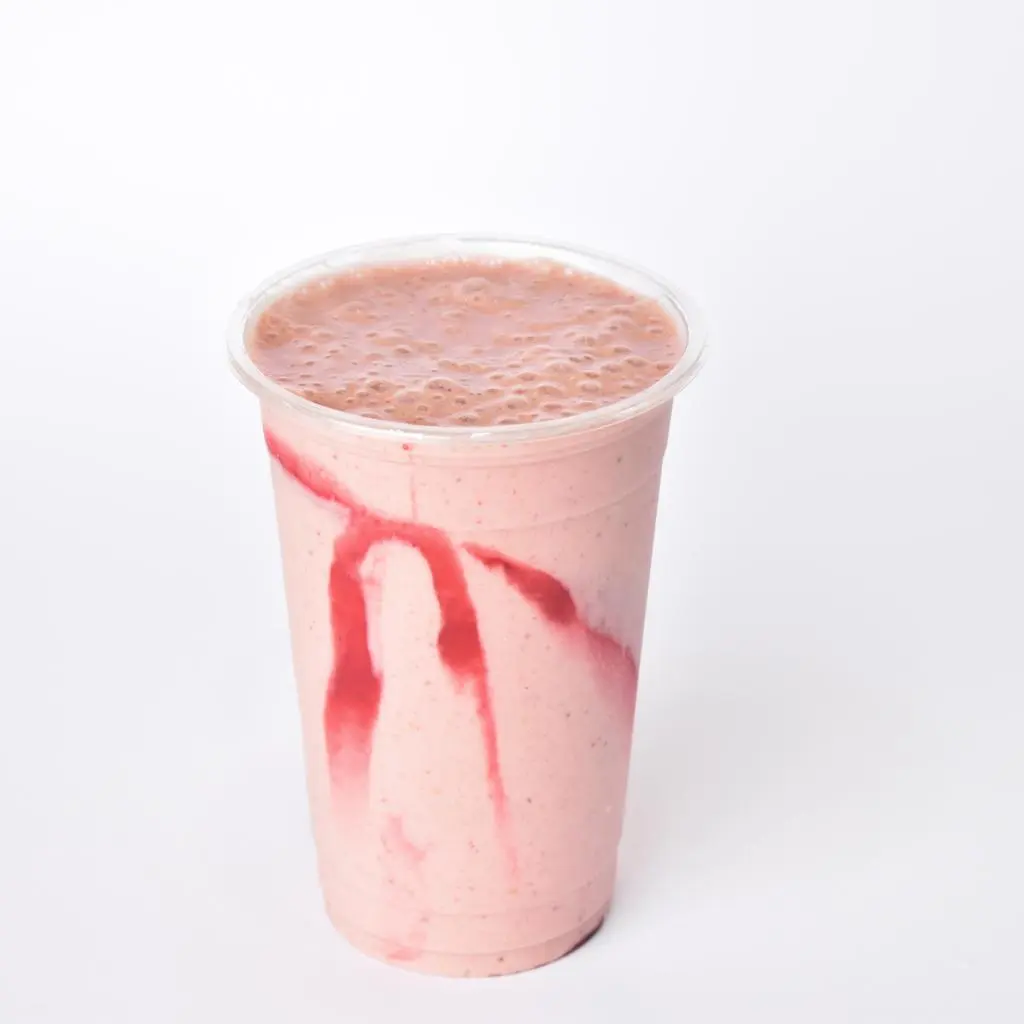 Banana Berry Juice with Milk, Smoothie