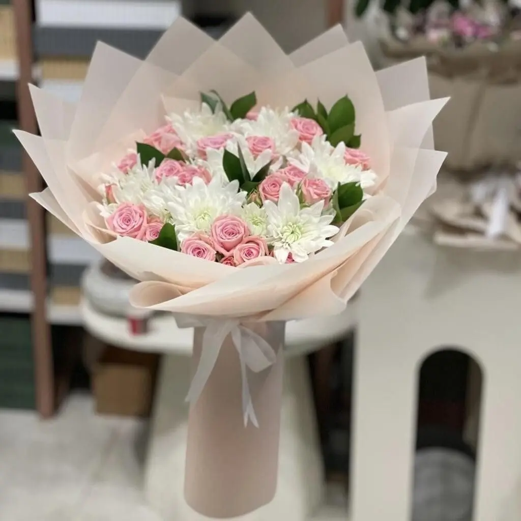 باقة ورد طبيعي