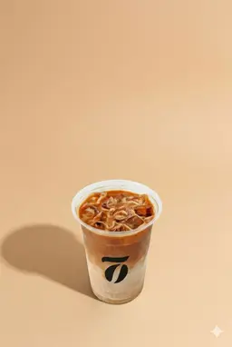 لاتيه كراميل مثلج
