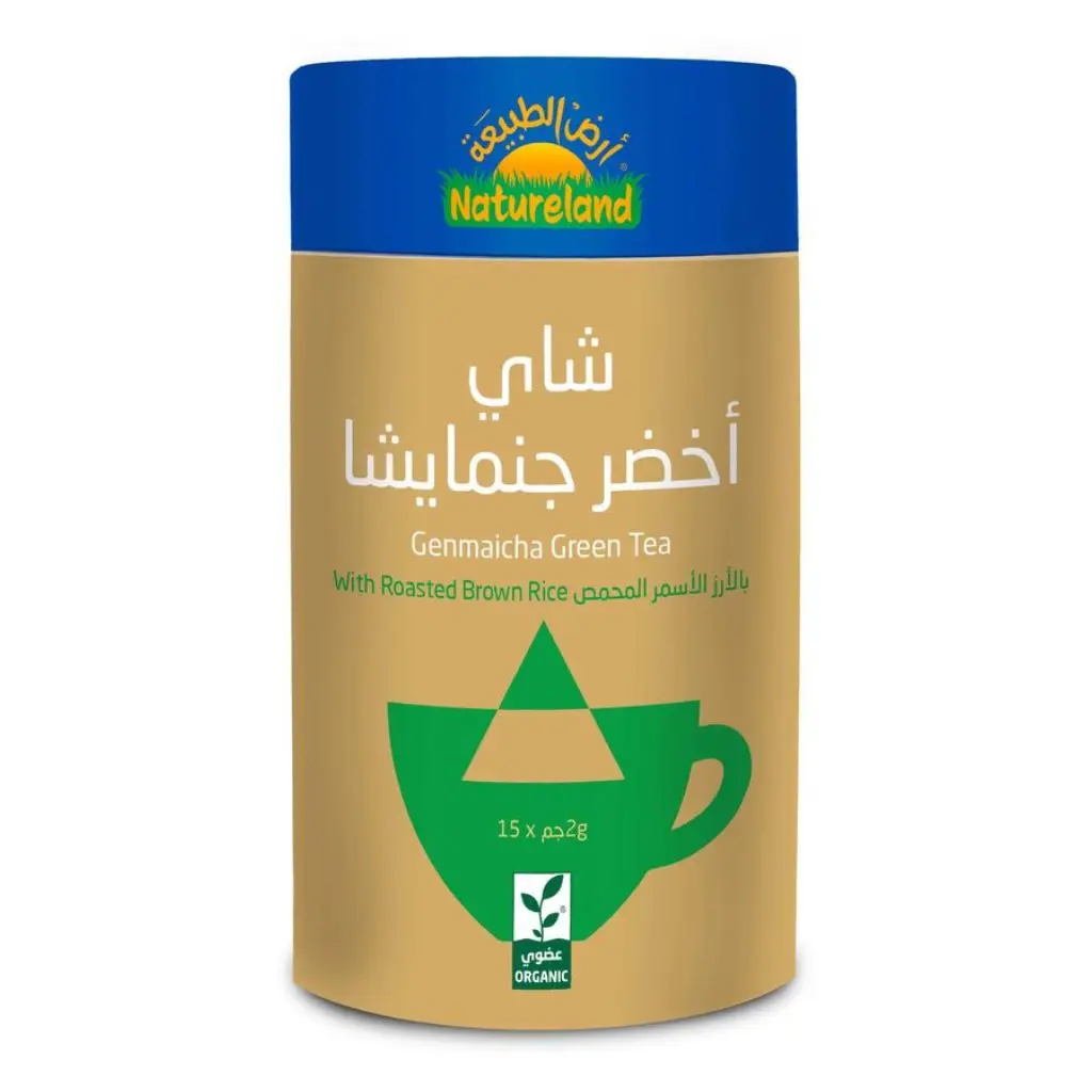شاي أخضر جنمايشا عضوي