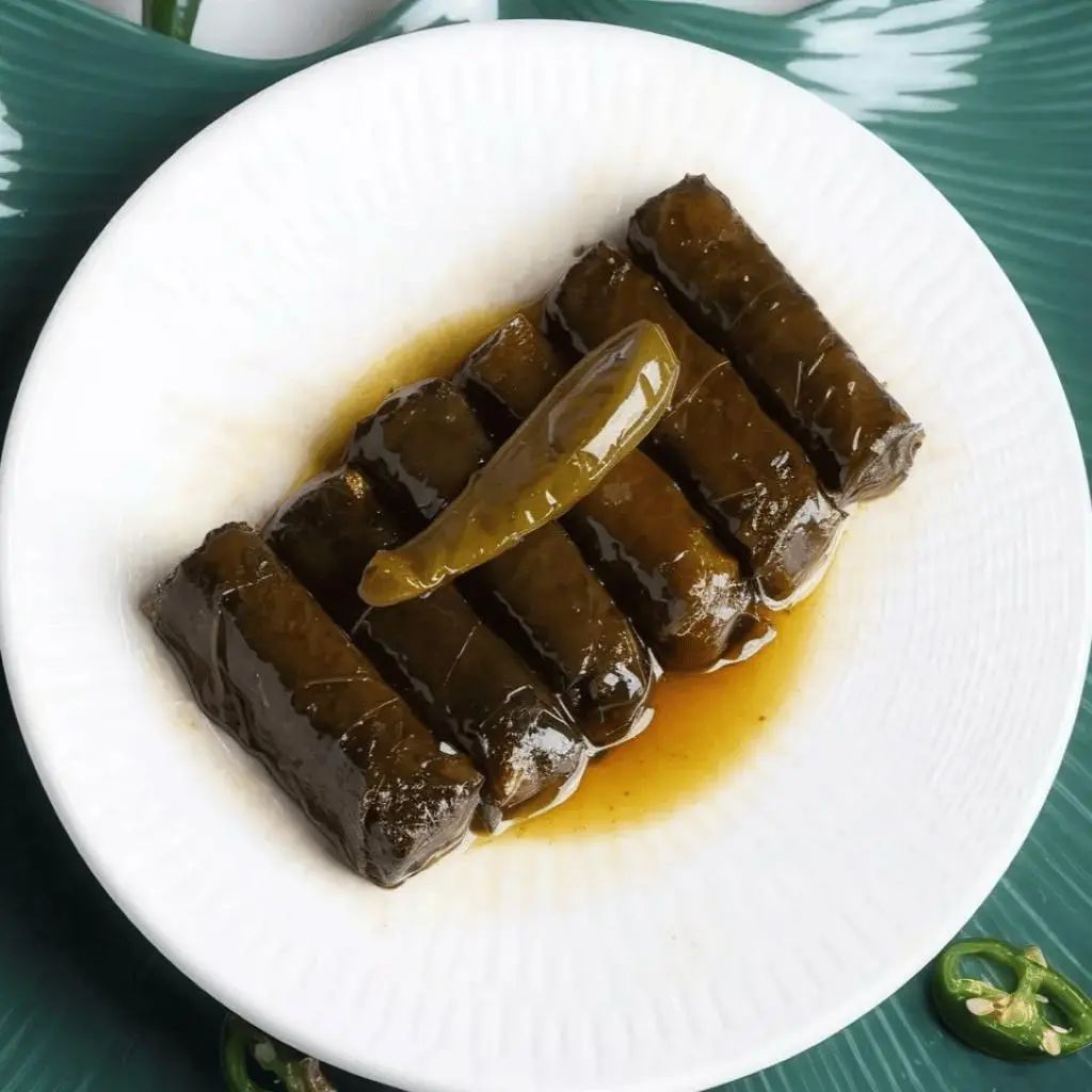 Spicy Grape Leaves