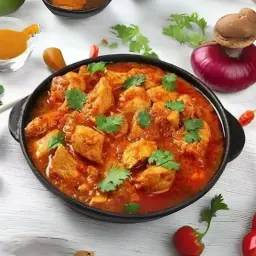 Chicken with Tomato Plate
