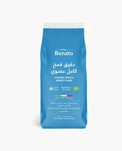 دقيق قمح كامل عضوي ١كجم بوناتو