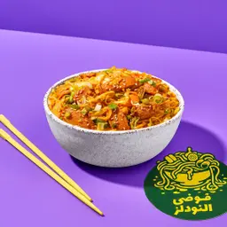 Fiery Beef Sausage Noodles