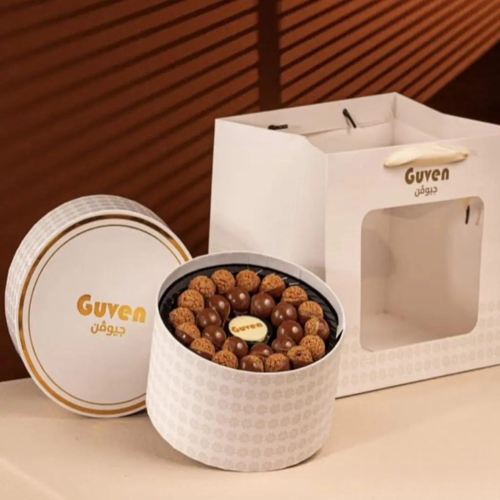 Guven Round Lotus Semolina Balls