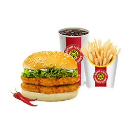 وجبة دبل تشيكن كريسبي حار