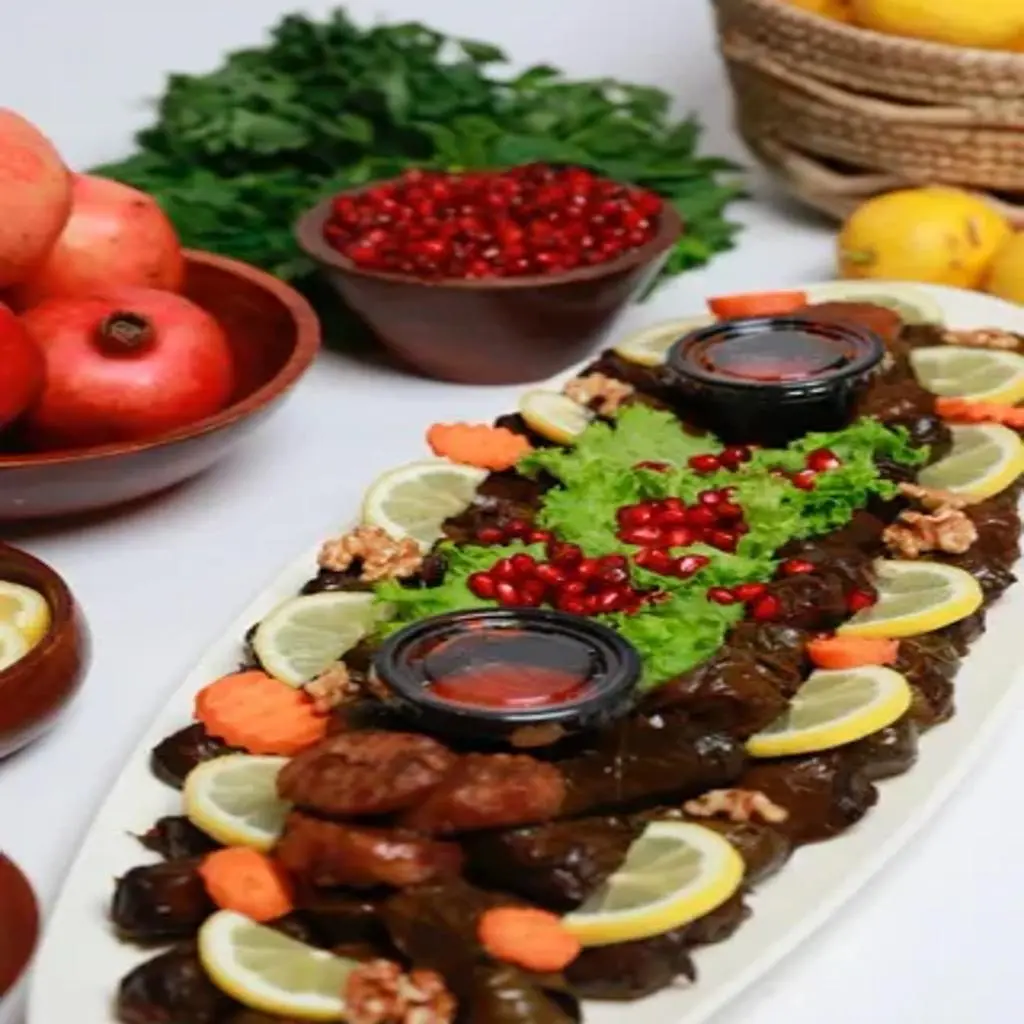 Grape Leaves Dish For Occasions - Large
