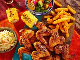 Wing Platter With 4 Regular Sides