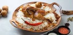 رز شعبي مع دجاج محمر