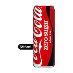 Coke zero in can