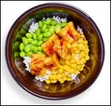 mini donburi tofu