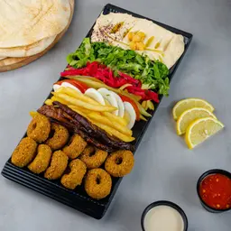 صحن فلافل مشكل
