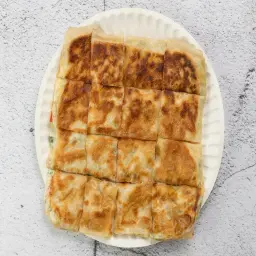 Savory Mutabbaq with Vegetables