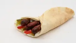 Lebanese sausage sandwich