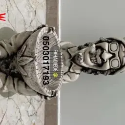 مجسم طفاية بوب مارلي لون ابيض