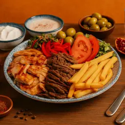 Mixed Shawarma Plate