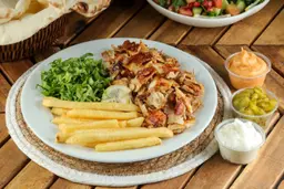 صحن شاورما دجاج فرط