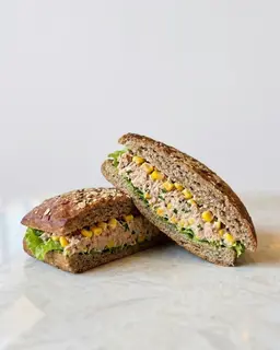 Brown Tuna Sandwich