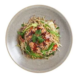 46. teryaki soba - salmon