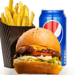 وجبة همبرجر لحم