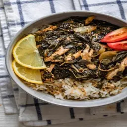 دجاج ملوخية