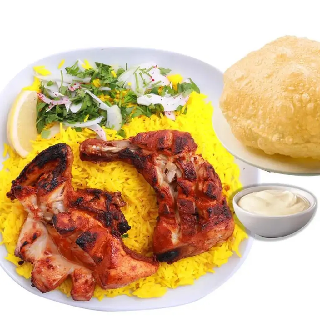 دجاج تكا مع الأرز