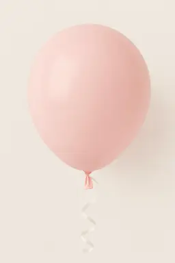 بالون وردي فاتح
