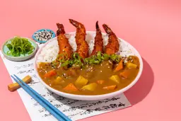 Prawn Katsu Curry with Rice