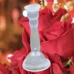 شمعدان شموع زجاجي ثلجي