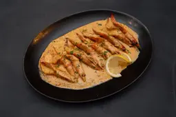 Butterfly shrimp dish