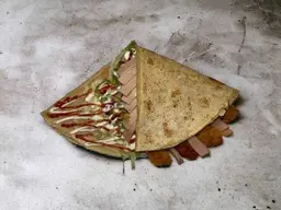 Smoked Chicken Crepe