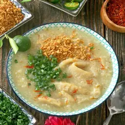 أرز مسلوق مع توايا