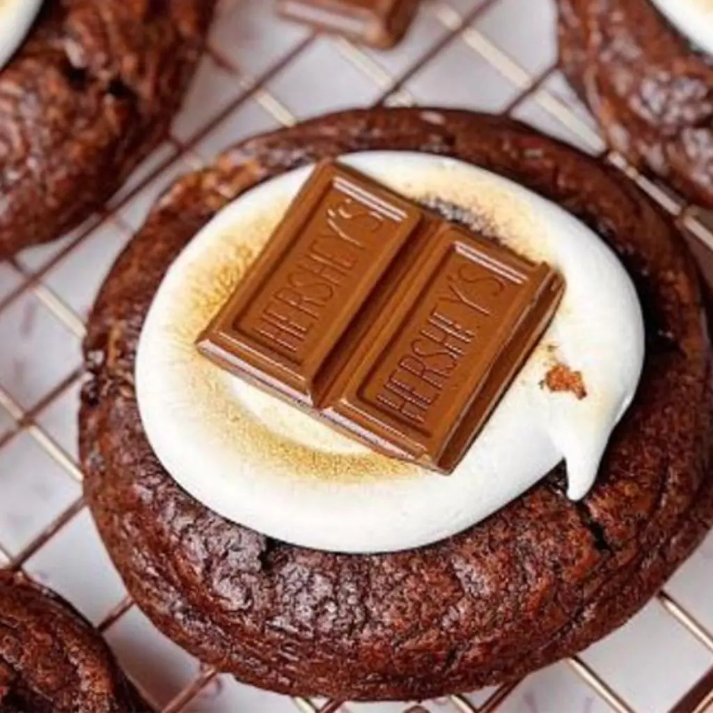 Hot Chocolate Marshmallow Cookies