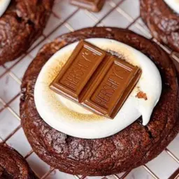 Hot Chocolate Marshmallow Cookies
