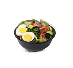 Keto Green Salad with Eggs
