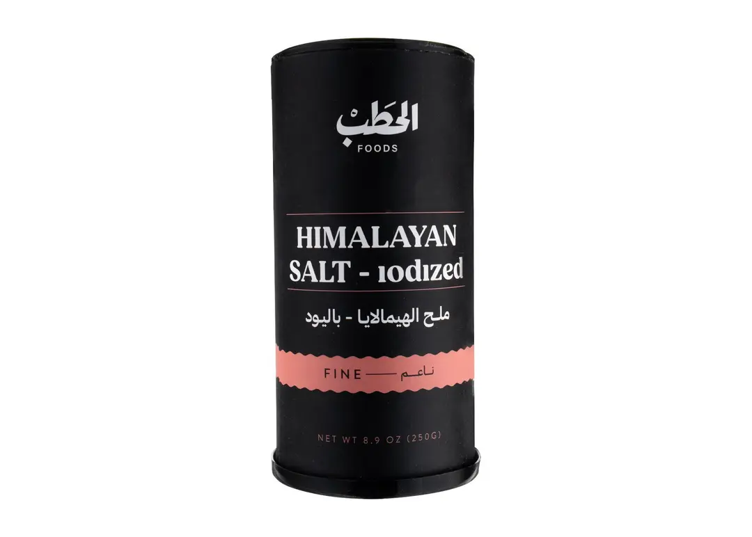 الحطب ملح هيمالايا معالج باليود 250جم