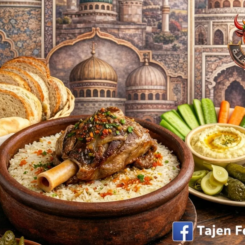 طاجن موزة مع الفتة 🍖