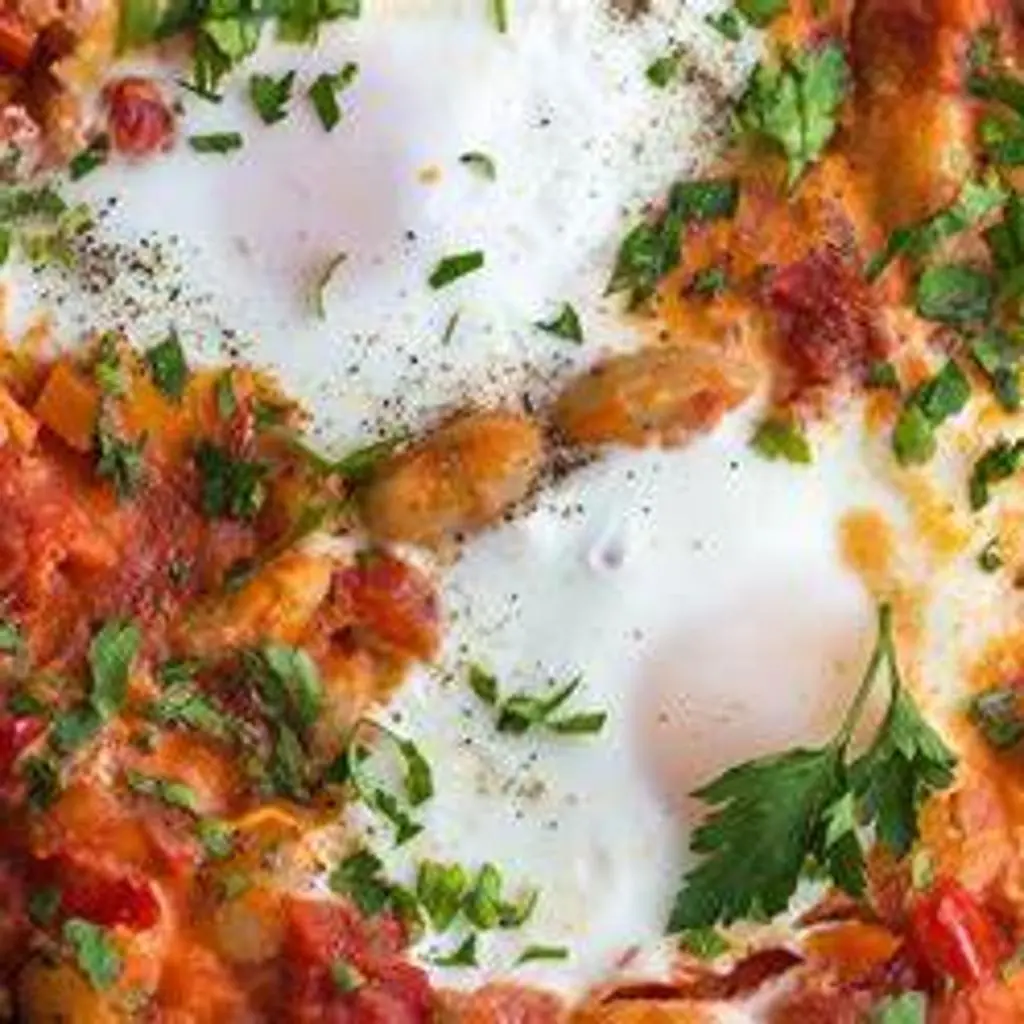 Beans with Eggs