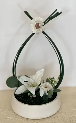 فازه ورد صناعي 15