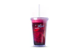 Karkade transparent cup